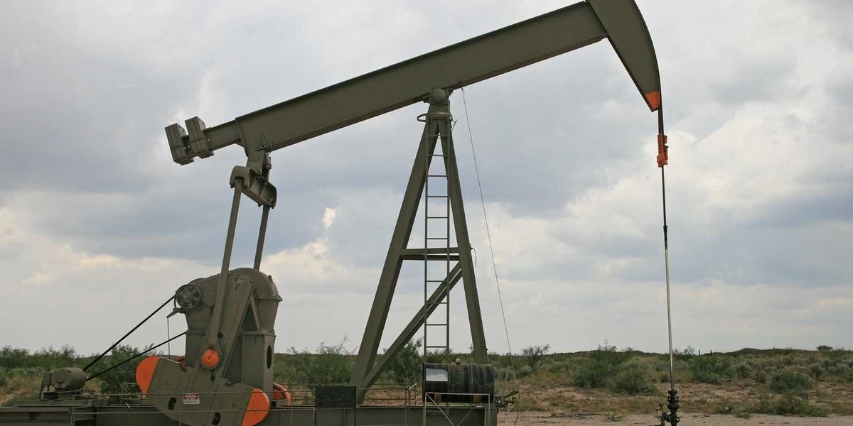 Permian Basin oil pumpjack in New Mexico