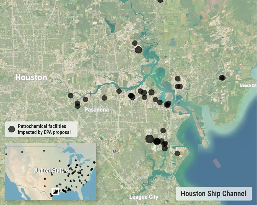 petrochemical plants Houston