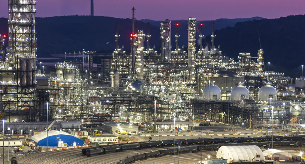 petrochemical shell pennsylvania plastic