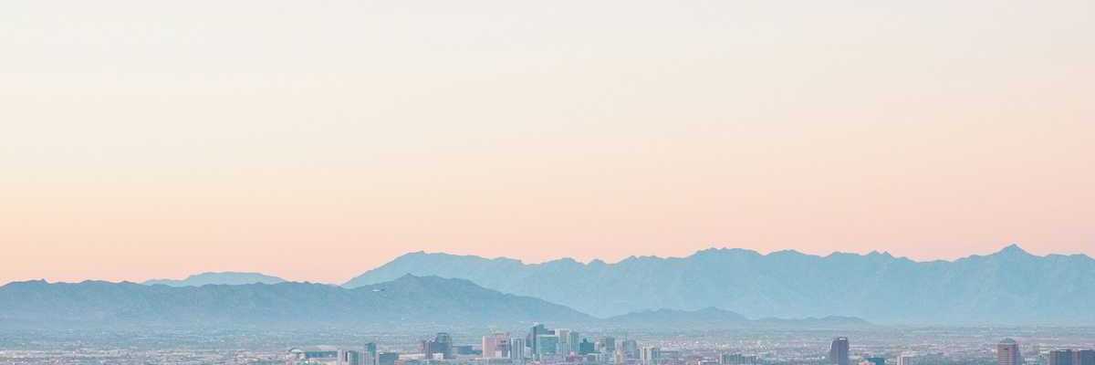 Phoenix, Arizona, showing ground ozone and smog