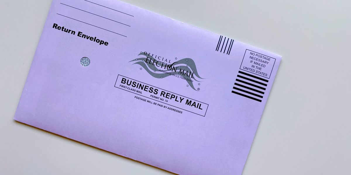 piece of official election mail