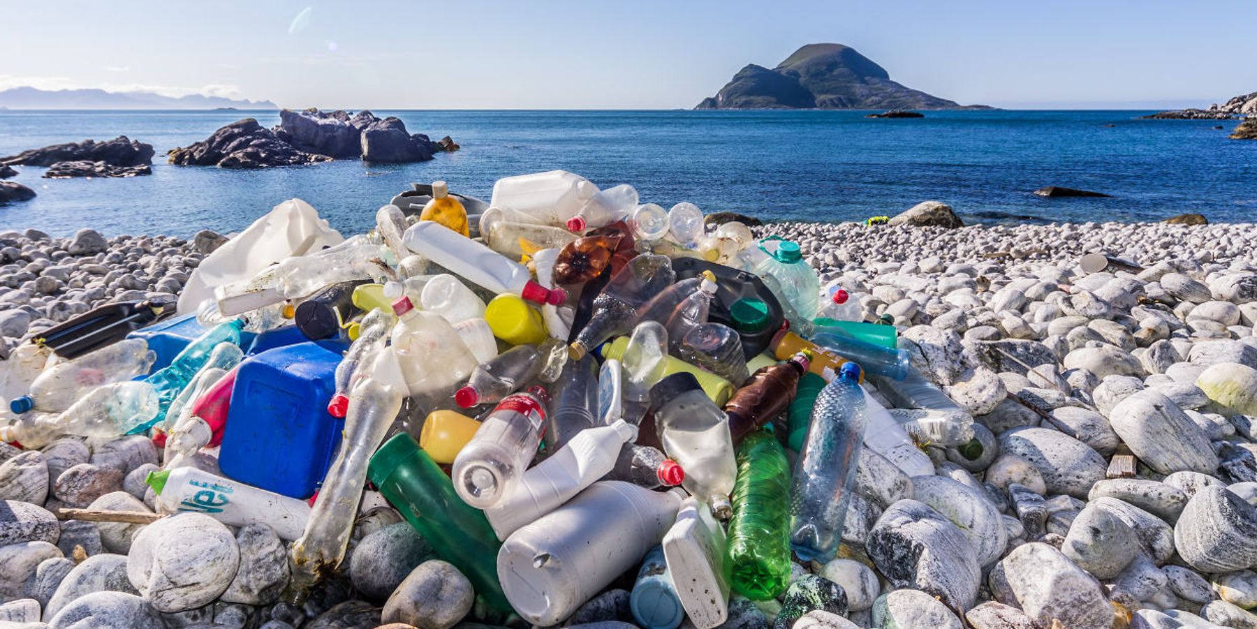 plastic pollution beach