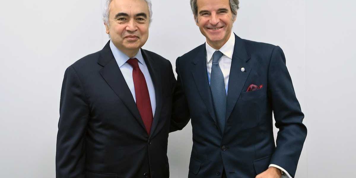 Rafael Mariano Grossi, IAEA Director General, met with Fatih Birol, IEA Executive Director,