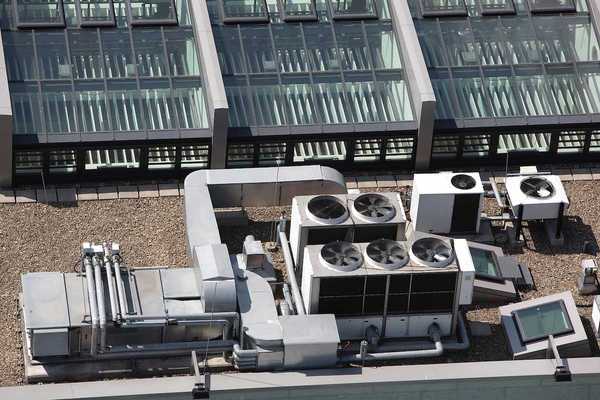 Rooftop, industrial air conditioning equipment