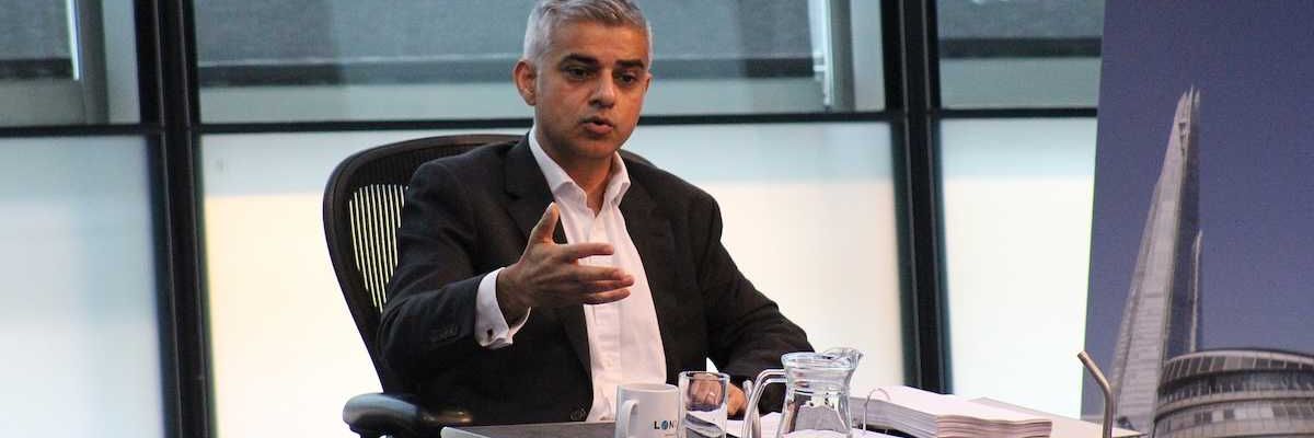 Sadiq Khan, the Mayor of London, appears before the London Assembly in the chamber of City Hall