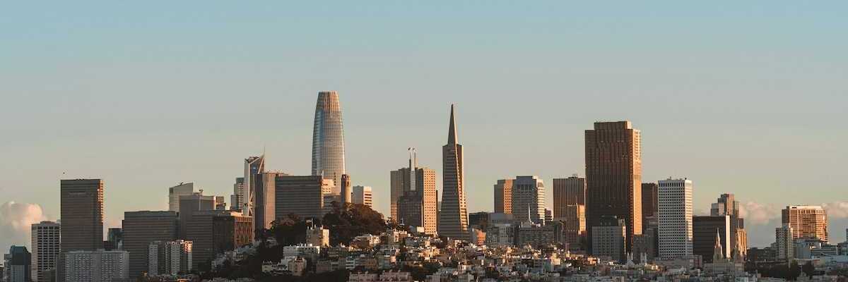 San Francisco skyline on a clear day