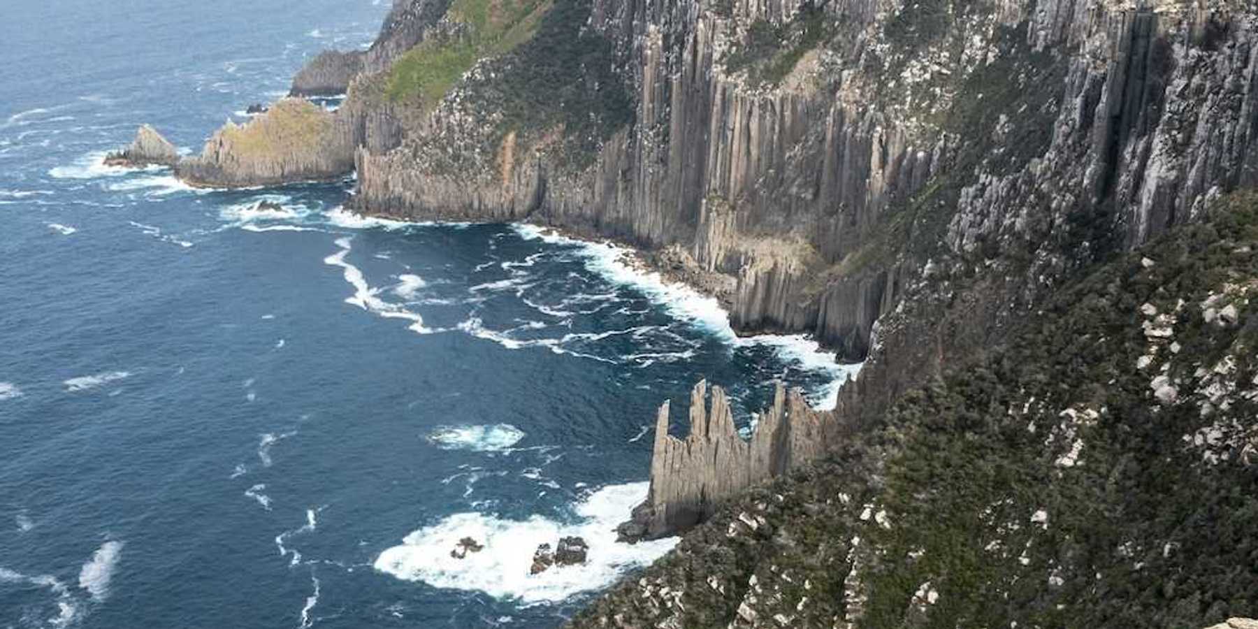 Sea cliffs, Tasman National Park, Tasmania, Australia