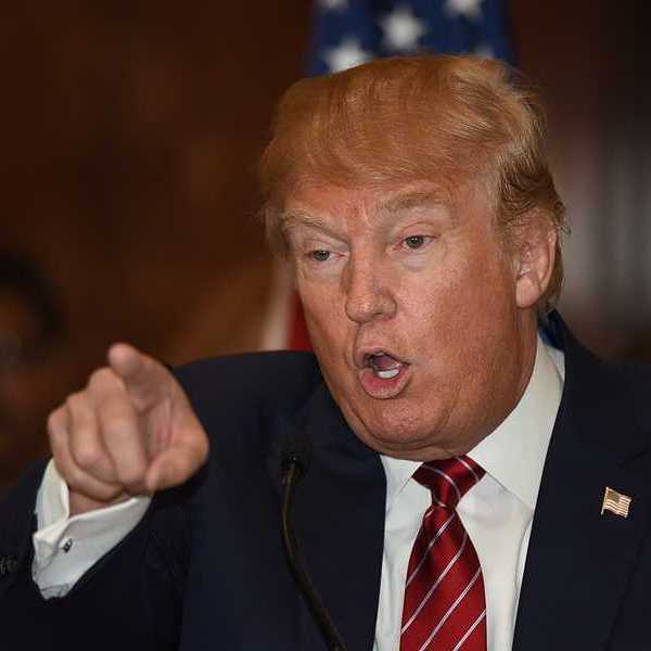 SEPTEMBER 28 2015: Businessman and presidential candidate Donald Trump held a press conference at Trump Tower to unveil his comprehensive tax reform plan.