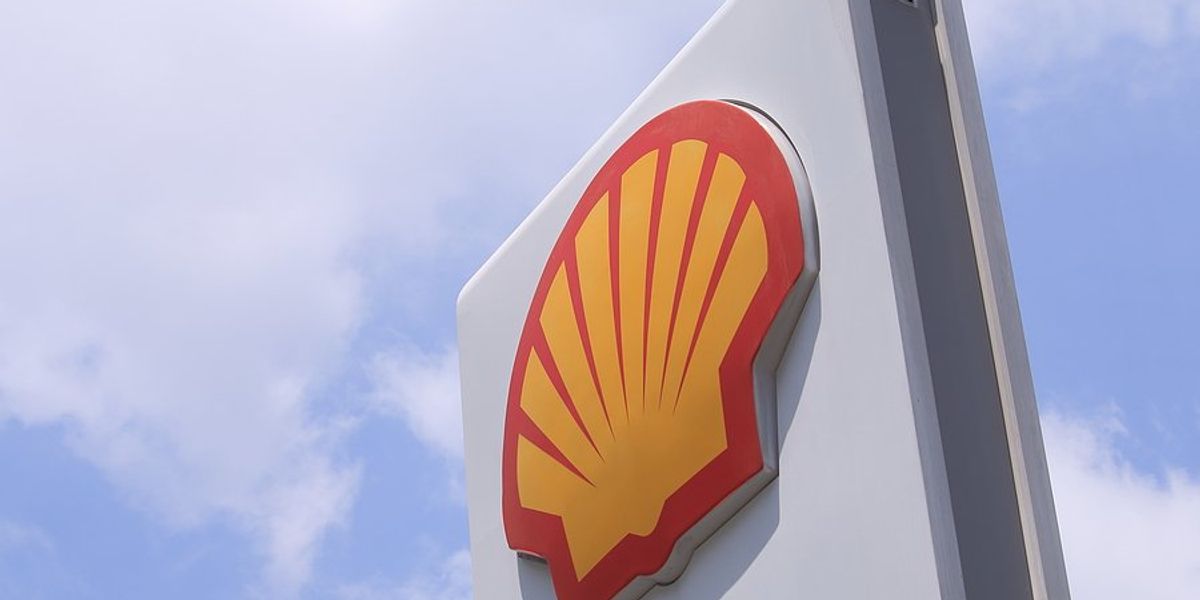 Shell Oil logo on a white background.