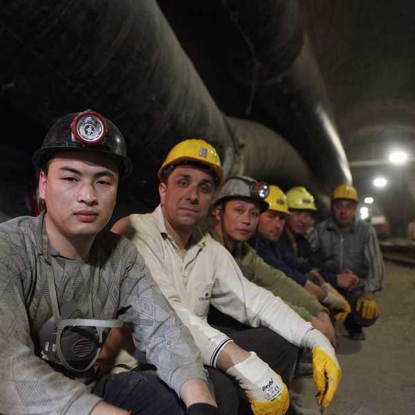 Six coal miners. Chinese mine workers began working in Turkey on April 5, 2014 in Bartin,Turkey.