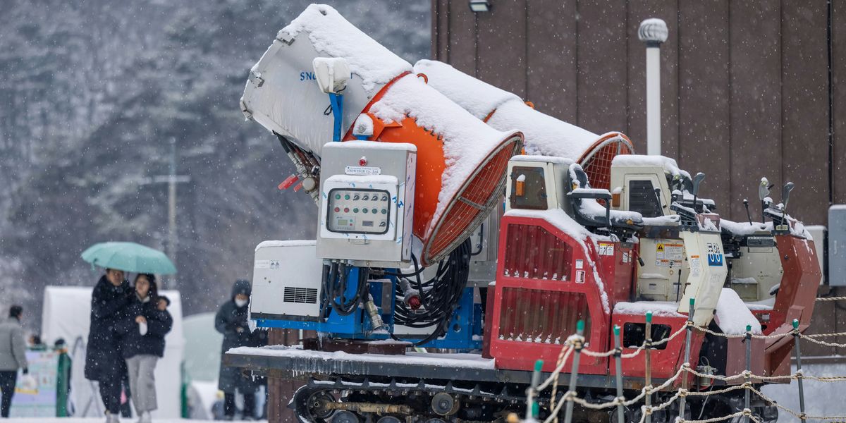 snow making machinr