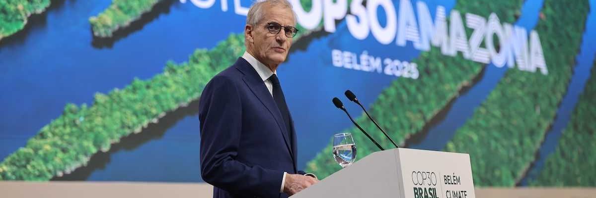 Statsminister Jonas Gahr: Speaker at COP30