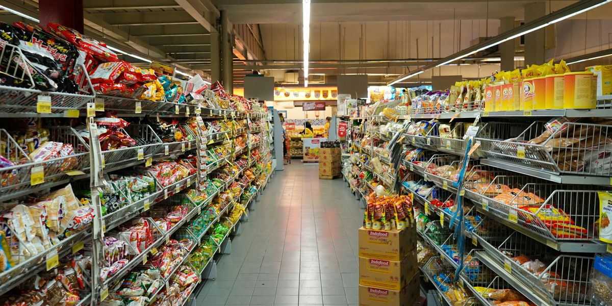 supermarket aisle