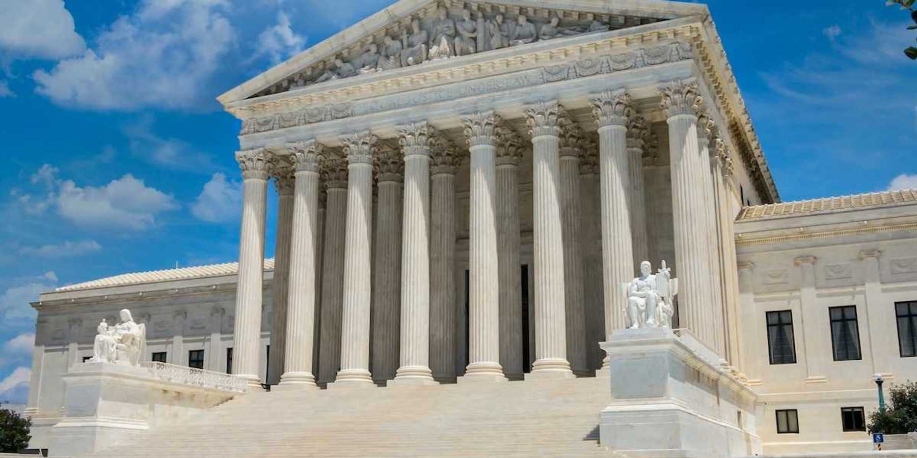 Supreme Court of the United States located in Washington DC