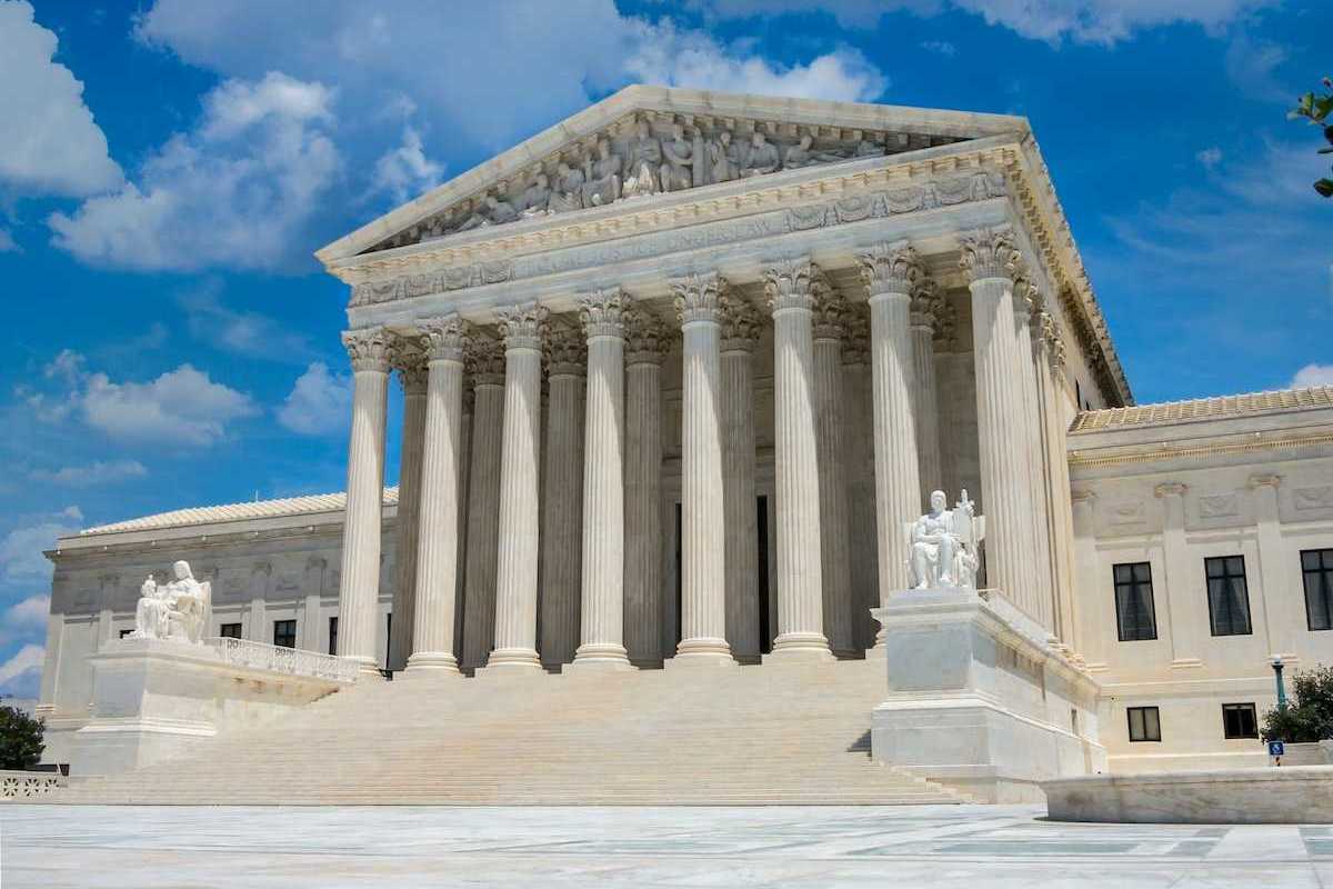 Supreme Court of the United States located in Washington DC