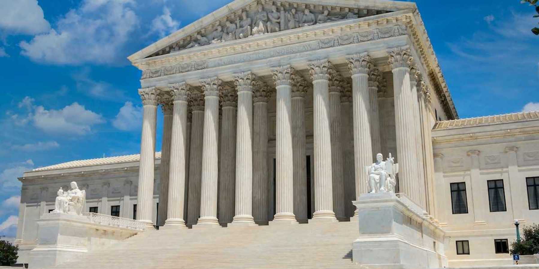 Supreme Court of the United States located in Washington DC
