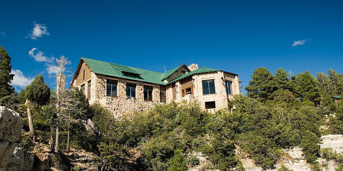 The Grand Canyon Lodge on the North Rim of the Grand Canyon