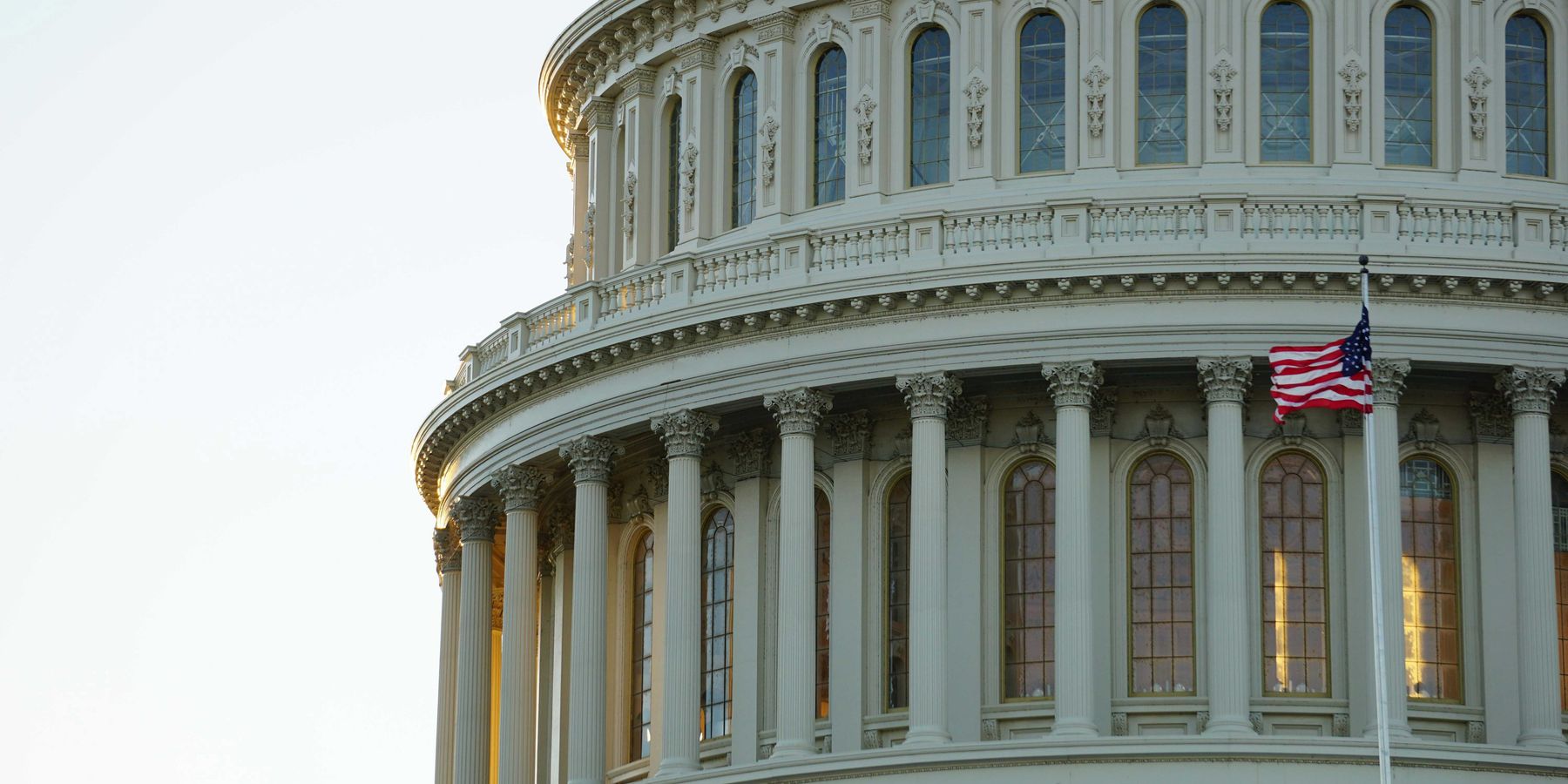 The US Congress building in Washington DC