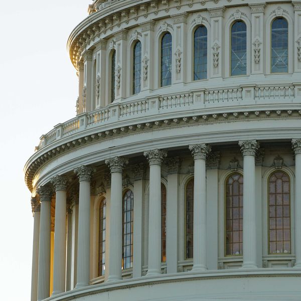 The US Congress building in Washington DC