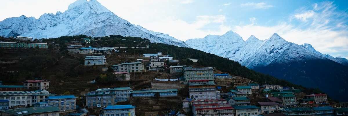 Town in the Himalayas: Namche Bazar, Namche, Nepal