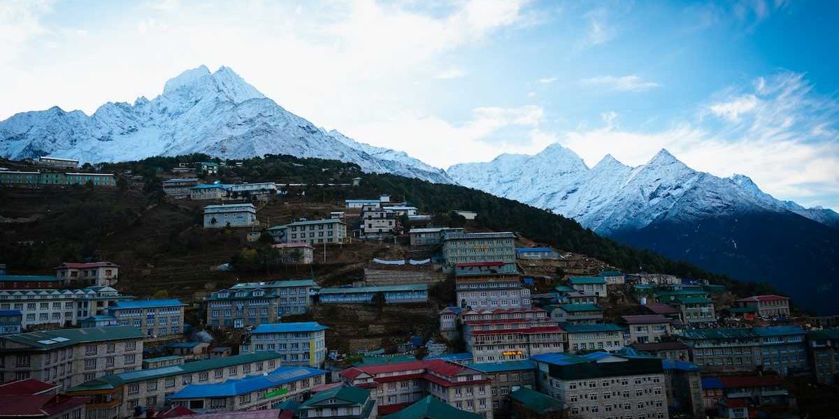 Town in the Himalayas: Namche Bazar, Namche, Nepal