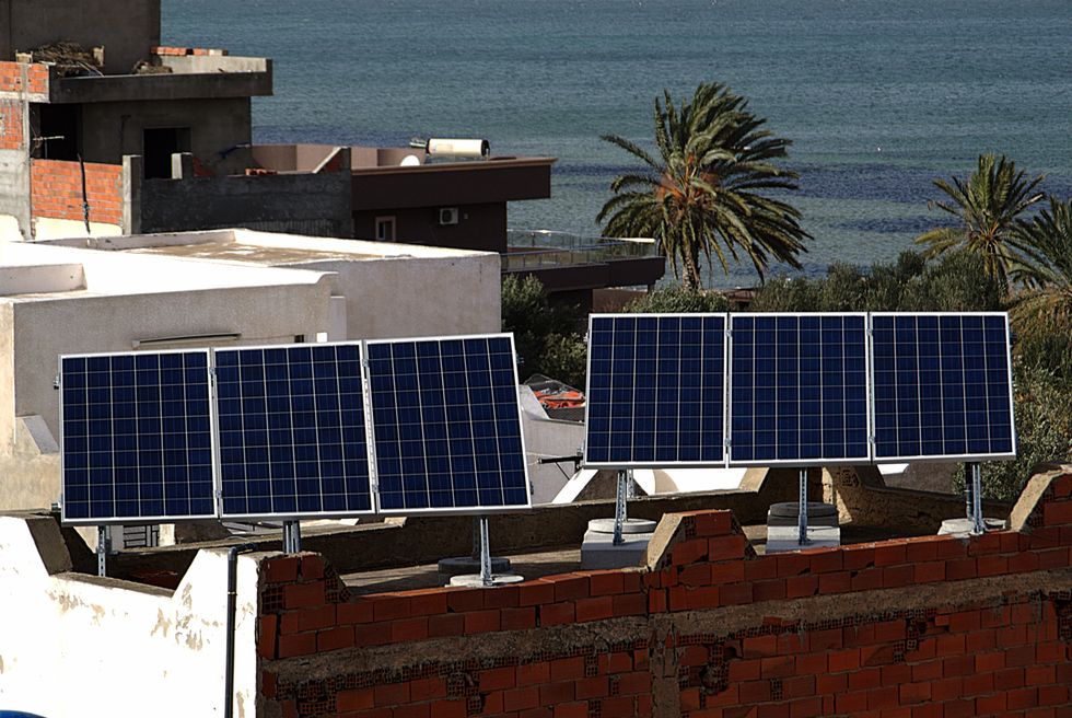 Shining example? Solar power boosts struggling Tunisian school