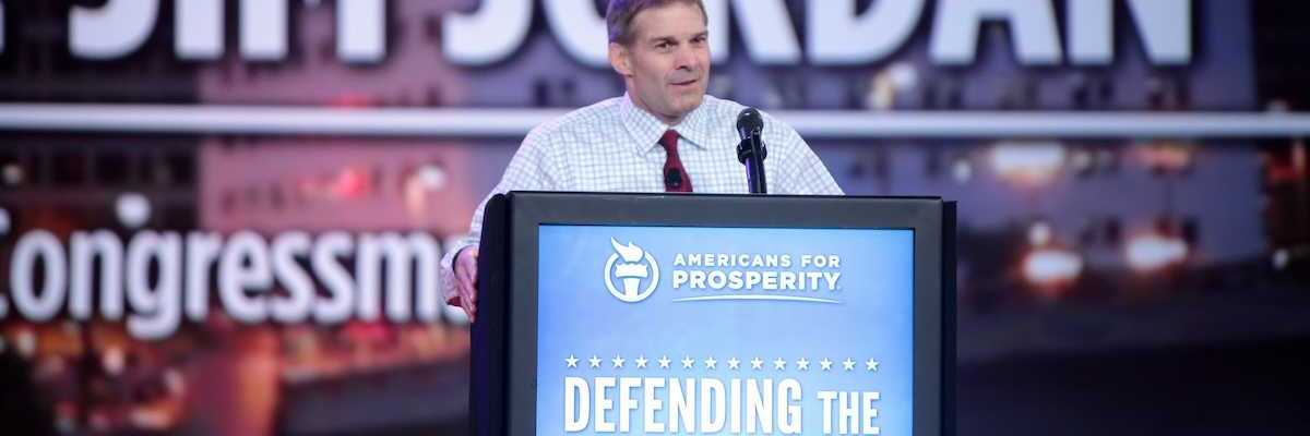 U.S. Congressman Jim Jordan speaking at the 2015 Defending the American Dream Summit