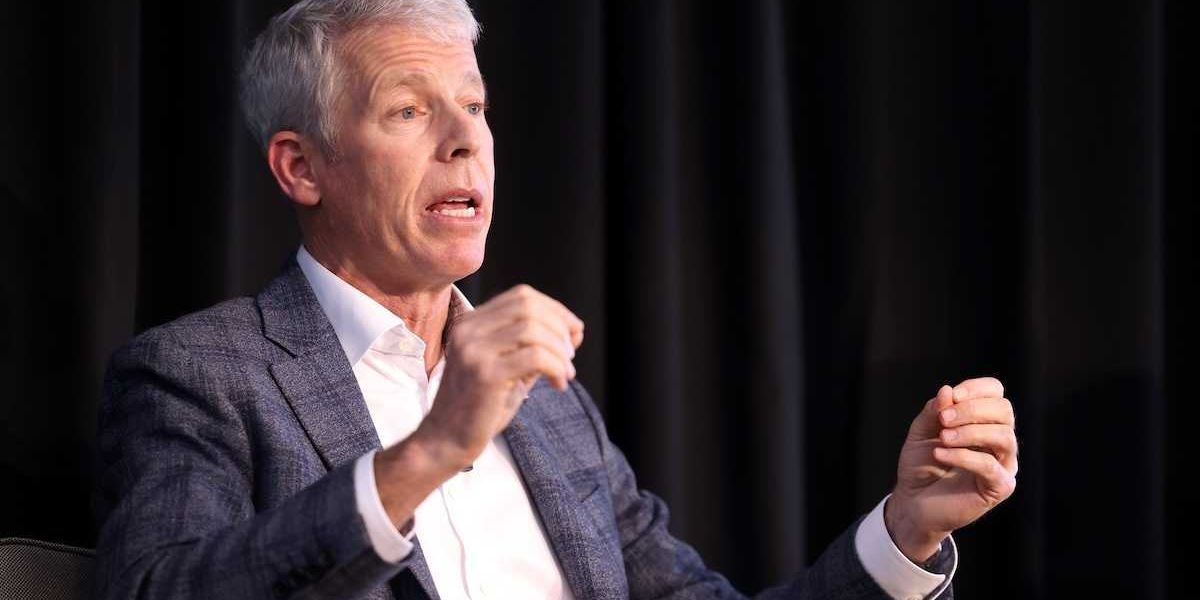 U.S. Secretary of Energy Chris Wright speaking with attendees at the Energy Freedom Tour stop at MIT