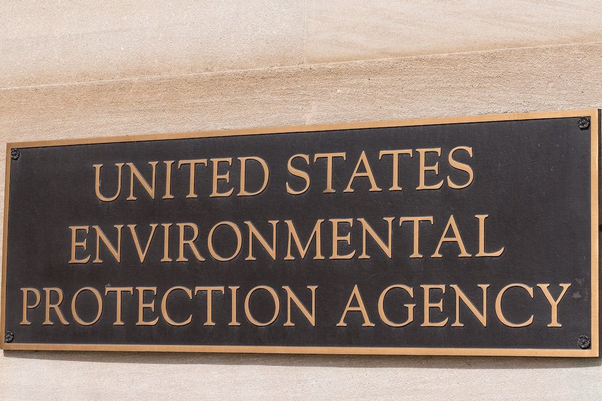 United States Environmental Protection Agency sign