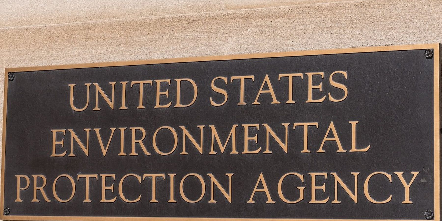 United States Environmental Protection Agency sign