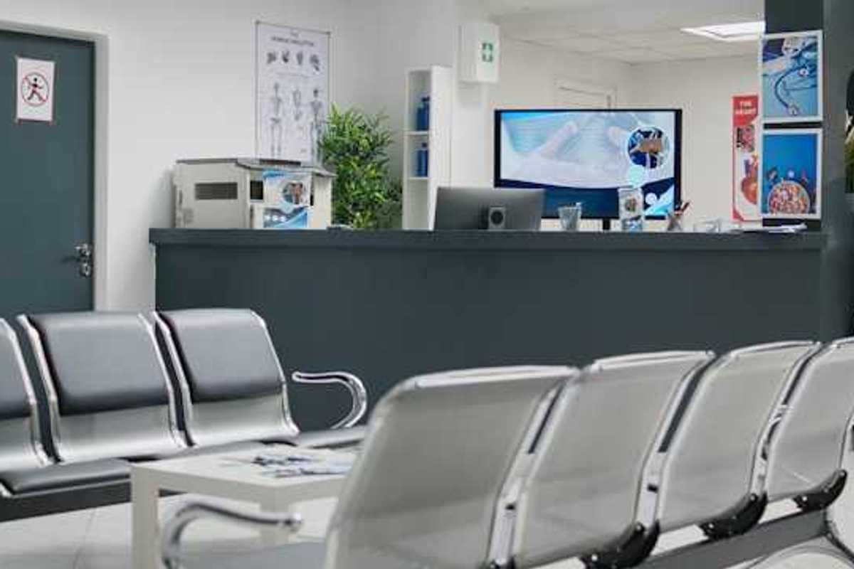 View of a hospital waiting room