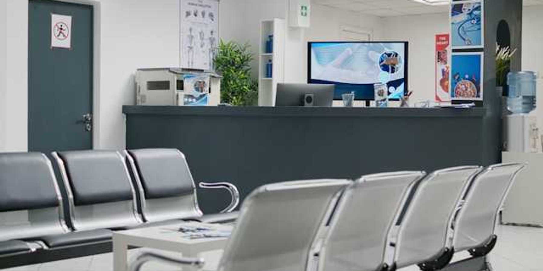 View of a hospital waiting room