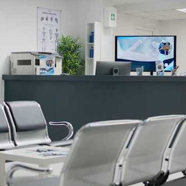 View of a hospital waiting room