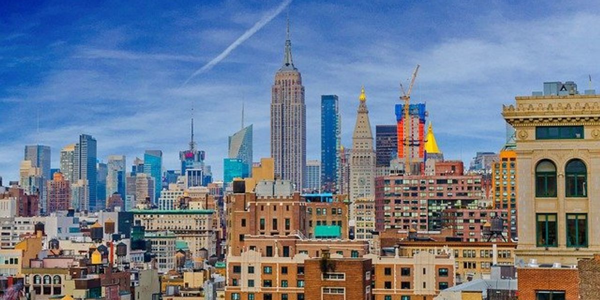 View of the city of New York.