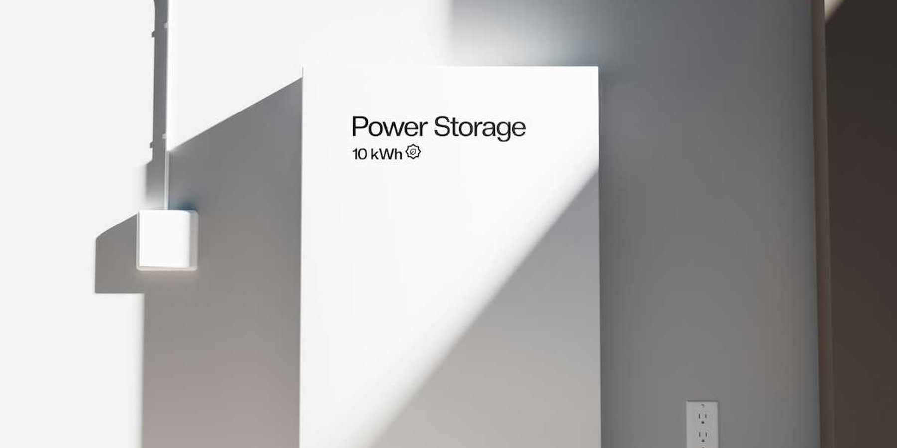 Wall-mounted home battery storage system