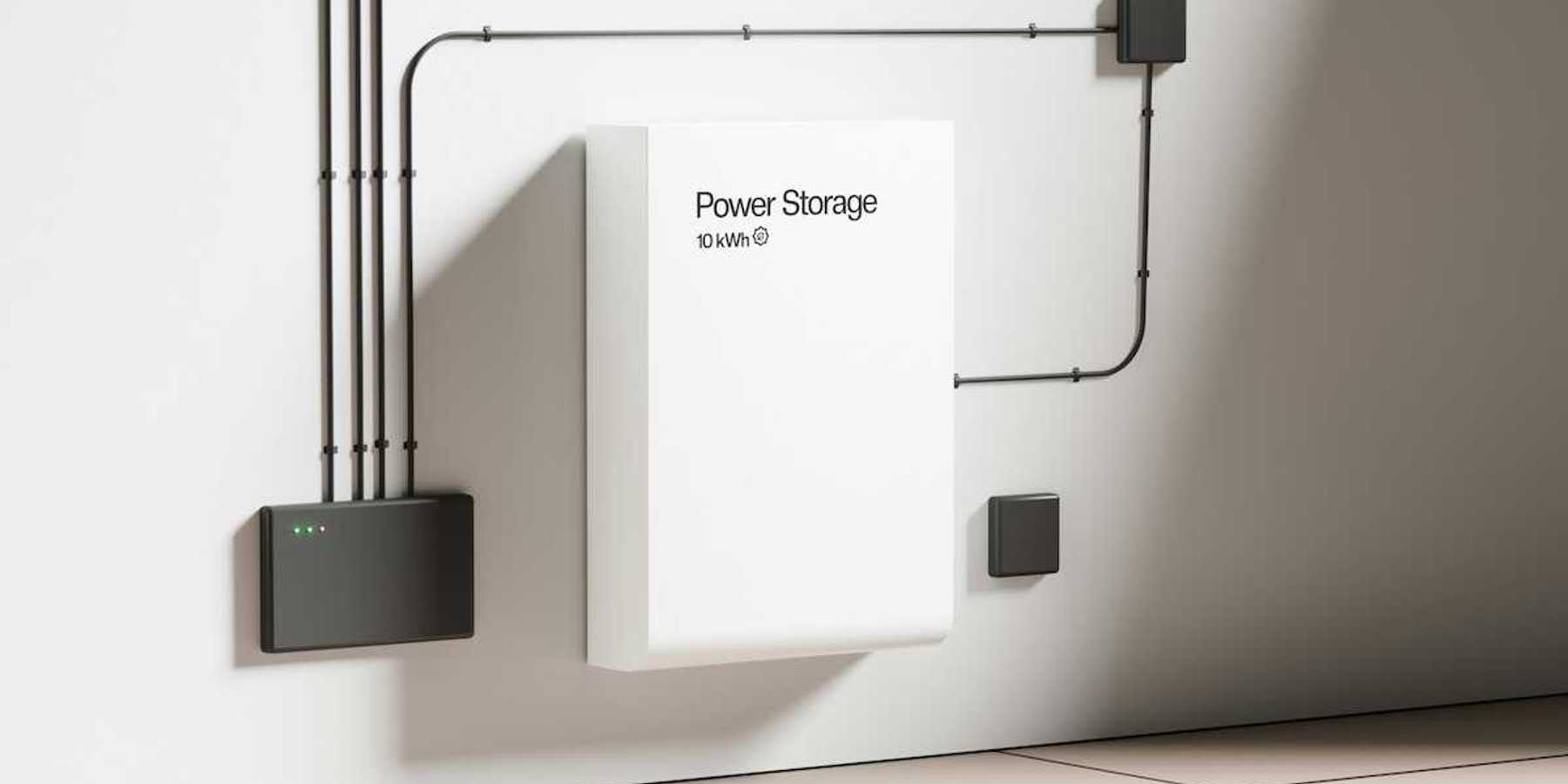 Wall-mounted home energy backup battery storage