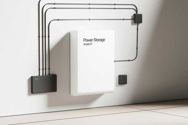 Wall-mounted home energy backup battery storage