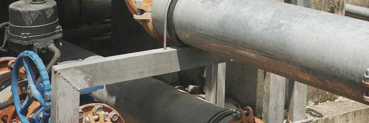 Wastewater pipes with associated valves and controls