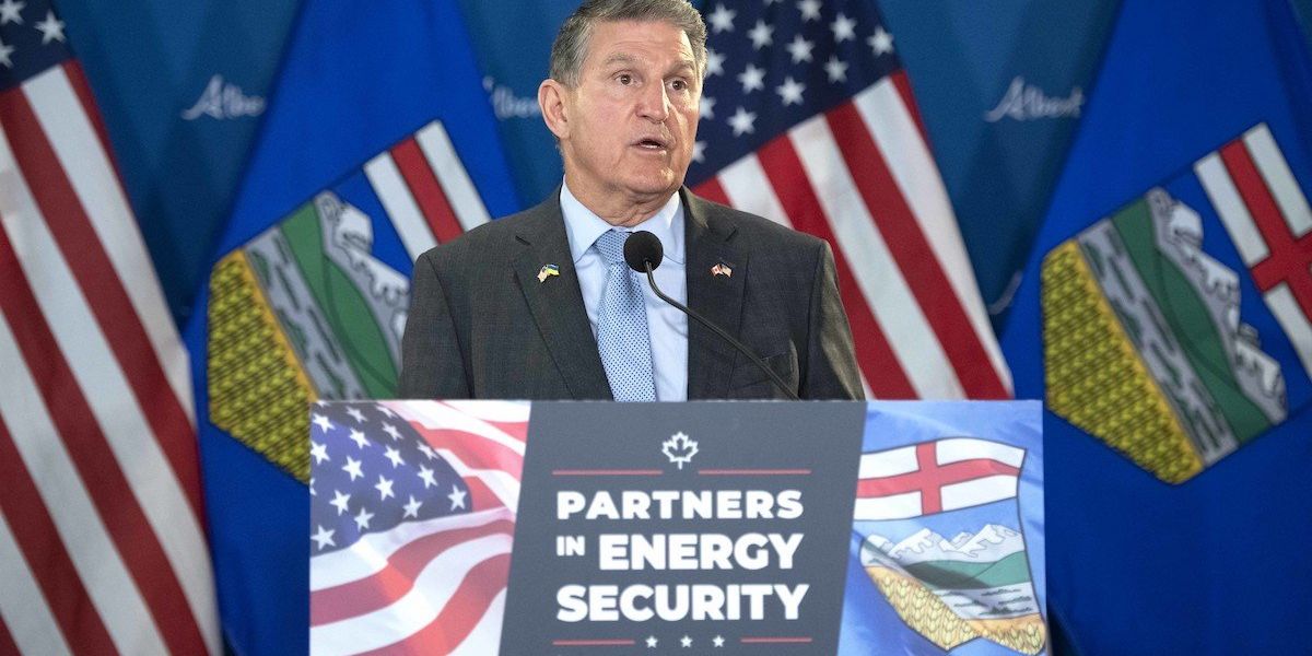 West Virrginia senator Joe Manchin