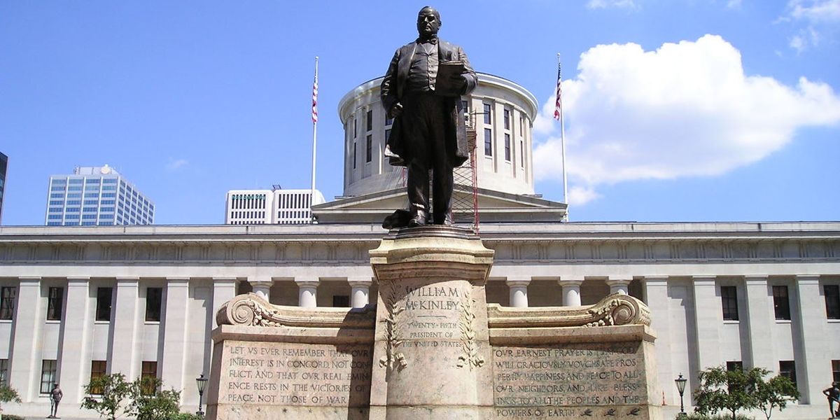 William McKinley President Monument 